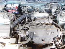 1993 Honda Civic LX Green Sedan 1.5L AT #A24942